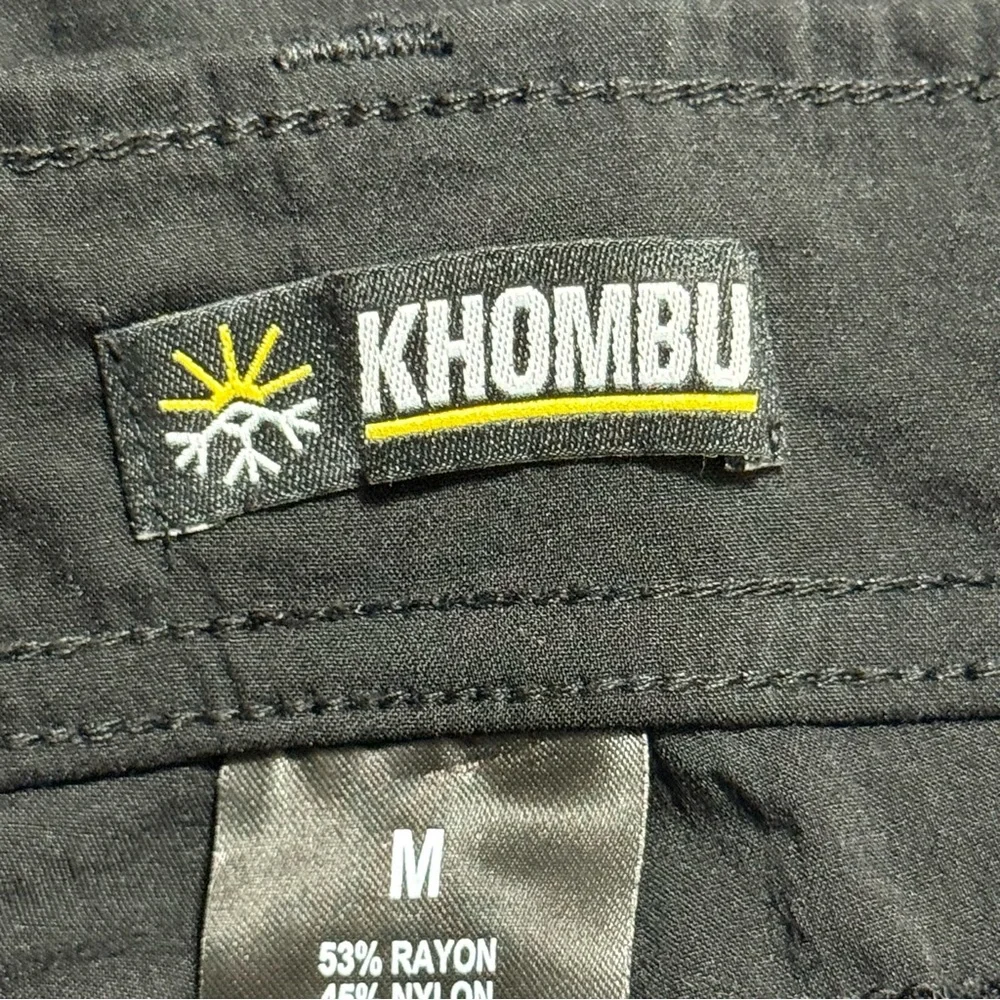 Khombu Women's Black Cargo Shorts